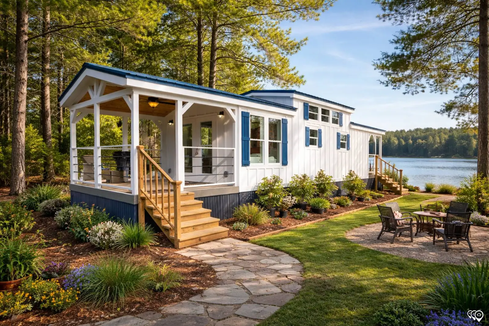 The Blue Wing Single Wide home by Franklin Homes for sale at Gulf South Homes in Houma, Louisiana